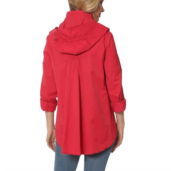 Ciao Milano Savina Red/Pink Rain Coat Small - Picture 9 of 9